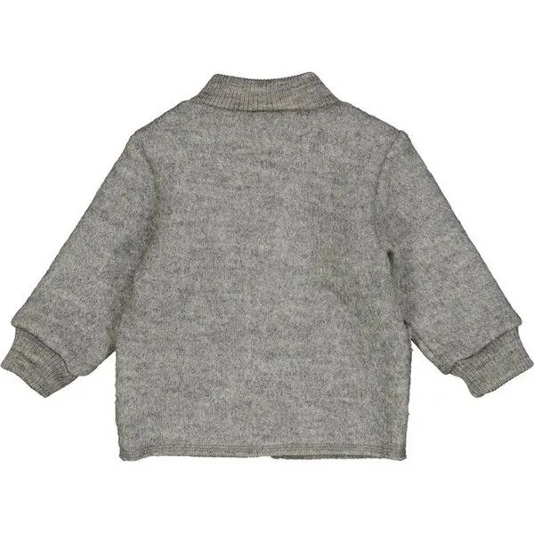 Fred's World by Green Cotton Fred's World by Green Cotton Jacke aus gewaschener Wolle, Grau, – Produktbild 2 von 2