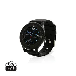 SWISS PEAK Swiss Peak Watch aus RCS recyceltem TPU, schwarz, Schwarz, – Produktbild 1 von 1