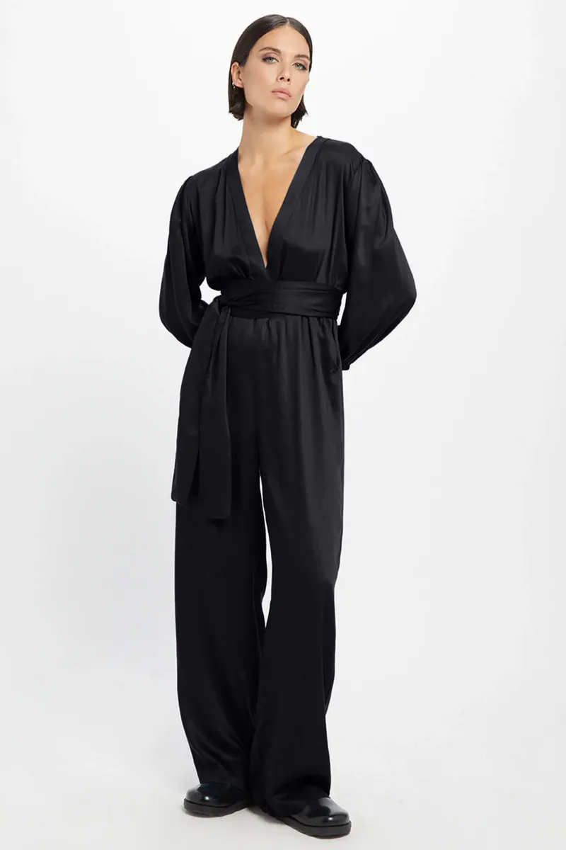 Neu Nomads Neu Nomads Damen vegan Jumpsuit Jolene Schwarz, Schwarz, – Produktbild 2 von 2