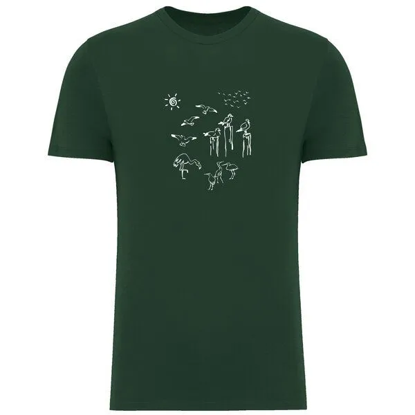 Greenspired Greenspired Basic Bio T-Shirt Nr.4 Coastal Life 155g/m² XXS - 4 XL, Waldgrün, – Produktbild 1 von 1