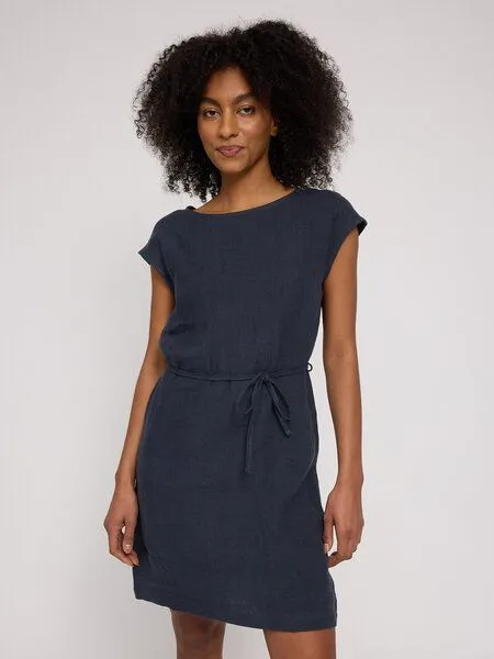 Mazine Mazine Mini-Kleid Linen, Ink blue, – Produktbild 4 von 4