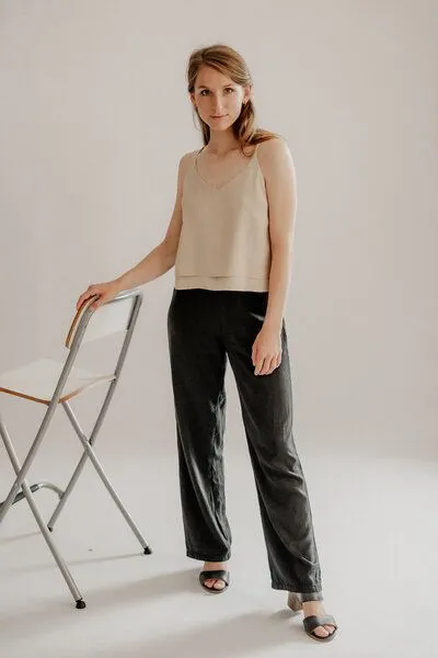 Marenika Marenika Top EMMA aus Lyocell, Beige, – Produktbild 3 von 4