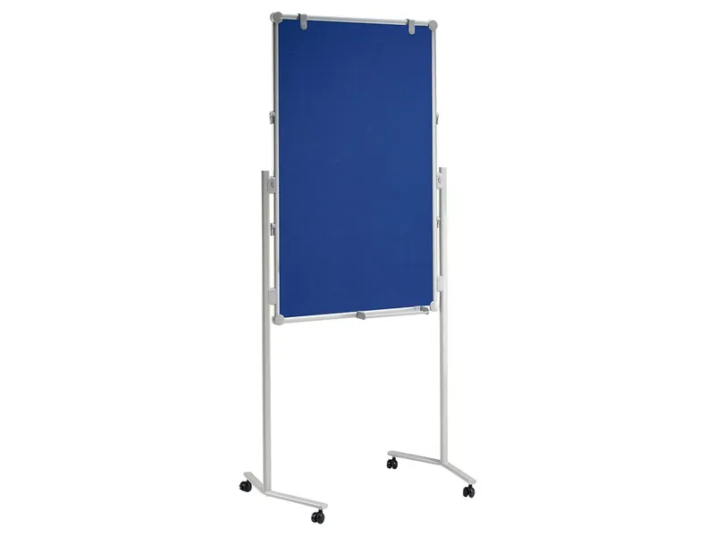 Maul Maul Moderationswand 'MAULpro' Whiteboard mit Textiloberfläche grau/blau 120 x 75 cm – Produktbild 2 von 3