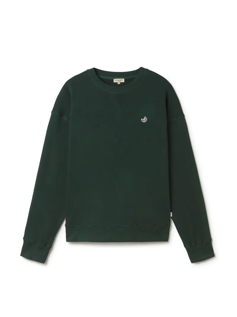 TWOTHIRDS TWOTHIRDS Herren vegan Sweatshirt Hagenmiddle Dunkelgrün, Grün, – Produktbild 2 von 2