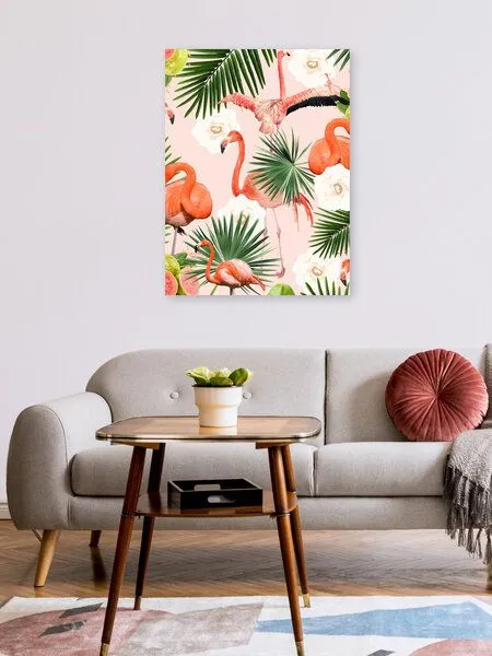 Photocircle Photocircle Poster / Leinwandbild - Flamingo Guava – Produktbild 2 von 4