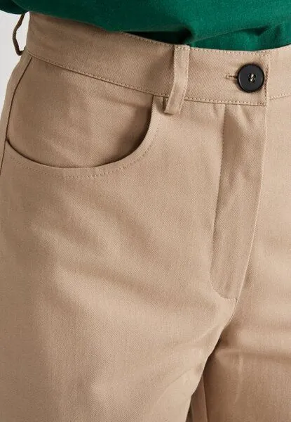 Givn Berlin Givn Berlin Damen Hose aus Bio-Baumwolle "Claire", Light brown, – Produktbild 4 von 4
