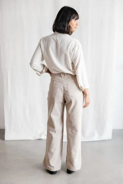 Jyoti - Fair Works Jyoti - Fair Works Bio-Baumwollcord Hose Tushar, Beige, – Produktbild 2 von 4