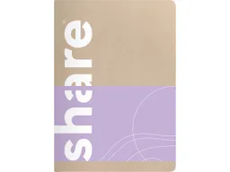 Share share Notizheft DIN A6 kariert, pastellviolett – Produktbild 1 von 1