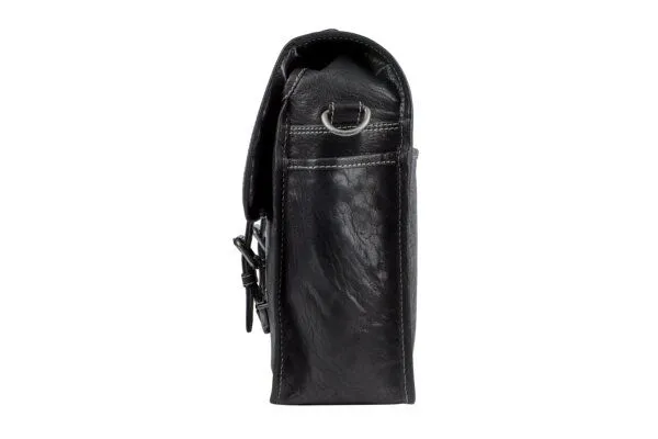Alpenleder Alpenleder Messenger Bag TOURER, Ebenholz (schwarz), – Produktbild 1 von 4