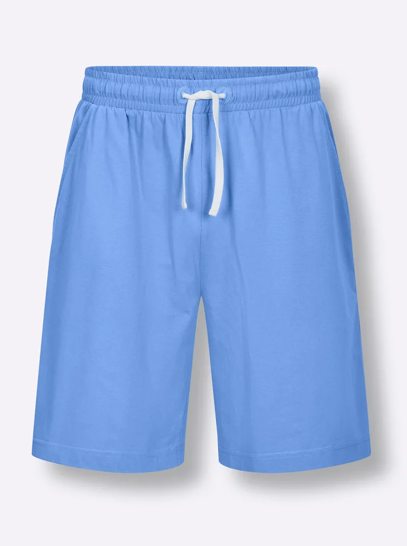 wäschepur men Hose kurz mittelblau, Mittelblau, – Produktbild 2 von 2