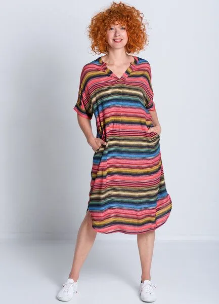 Heidekönigin Heidekönigin Viskose Kleid, Mehrfarbig, – Produktbild 2 von 4