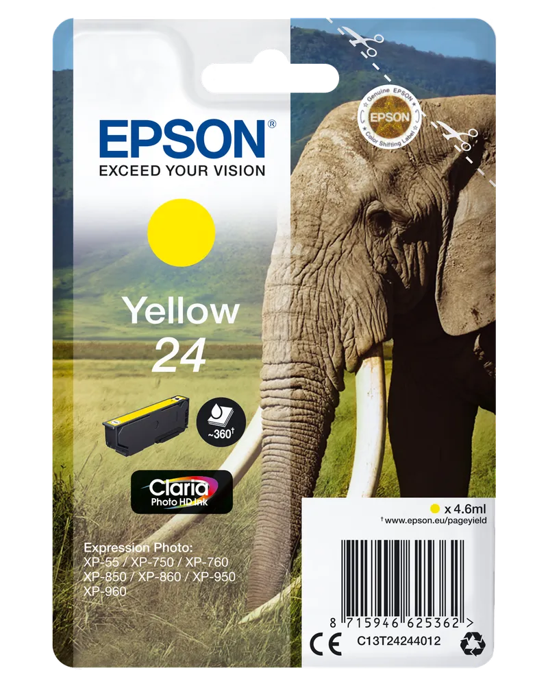 Epson Epson Tintenpatrone T2424 gelb – Produktbild 1 von 2