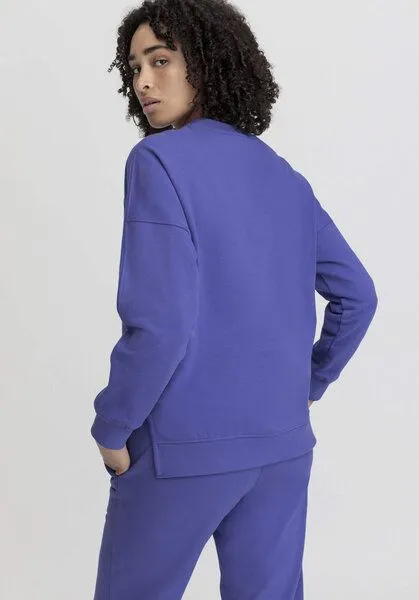 hessnatur hessnatur Sweatshirt Oversize aus reiner Bio-Baumwolle, Irisblau, – Produktbild 2 von 4