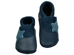 Pantolinos Pantolinos Baby und Kinder Hausschuhe Krabbelschuhe Ecopell Leder Stern paloma – Produktbild 1 von 1