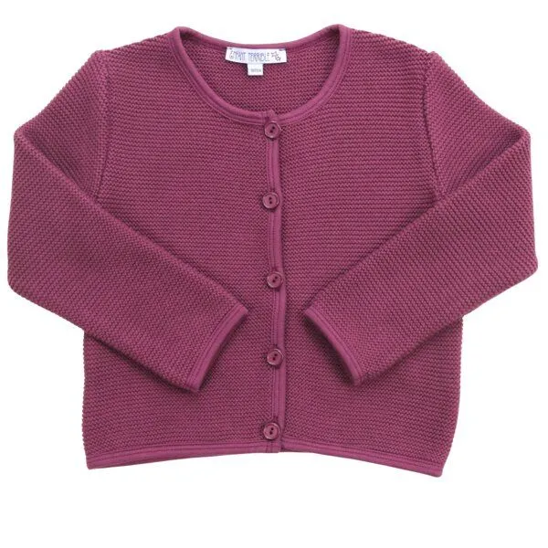 Enfant Terrible Enfant Terrible Strickjacke, Aubergine, – Produktbild 1 von 2