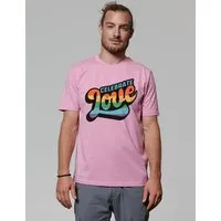 watapparel watapparel T-Shirt Unisex Celebrate Love, Bubble pink, – Produktbild 1 von 1