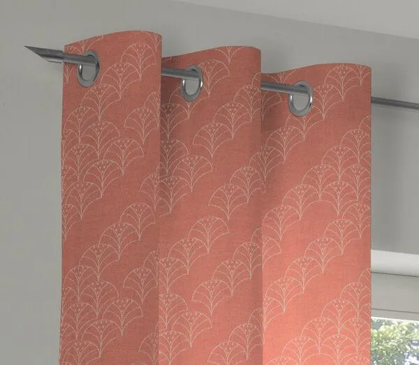 Nature by Adam Nature by Adam Vorhang aus 100% Bio-Baumwolle - Made in Germany - Argentinian Criolla light, Orange, – Produktbild 6 von 7