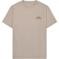 KnowledgeCotton Apparel KnowledgeCotton Apparel T-Shirt mit Stickerei aus Bio-Baumwolle, Beige-light-feather-gray, – Produktbild 1 von 1