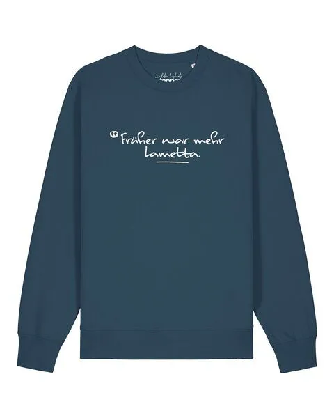 watapparel watapparel Sweatshirt Unisex Früher war mehr Lametta, Stargazer, – Produktbild 1 von 2