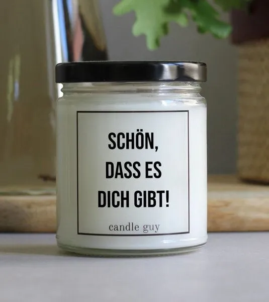 Candle Guy Candle Guy Duftkerze Schön, dass es dich gibt. aus Sojawachs – Produktbild 3 von 3