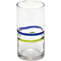 GLOBO Fair Trade GLOBO Fair Trade Glas LONGDRINK, Recyclingglas mundgeblasen, Ringe, – Produktbild 1 von 1