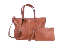 Ritagli di G Ritagli di G Damen Große Einkaufstasche LORY Leder 100% Made In Italy – Produktbild 1 von 1