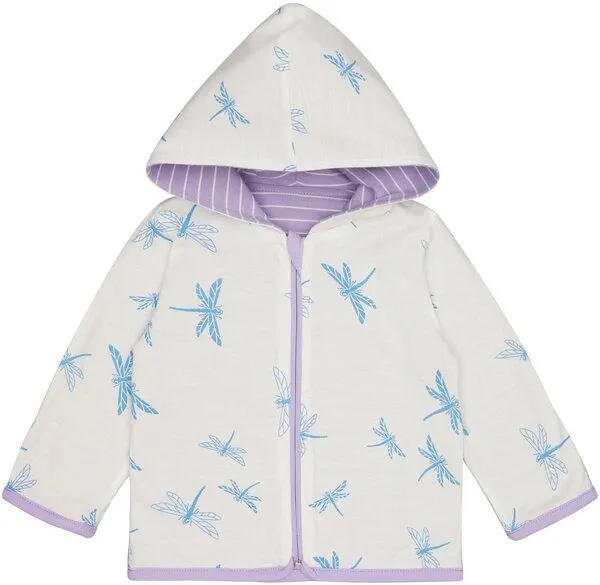 loud + proud loud + proud Babys & Kinder Wendejacke mit Kapuze, GOTS-zertifiziert, Lilac(lila), – Produktbild 1 von 3