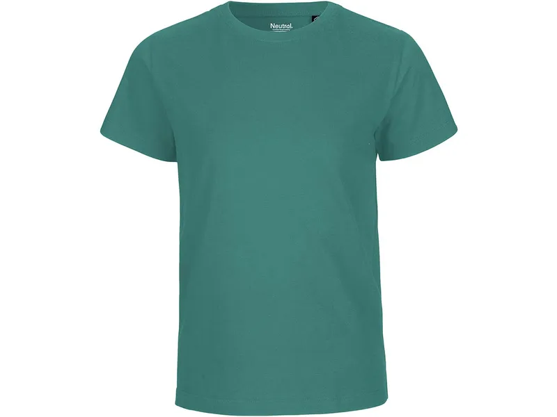 Neutral Neutral Bio-Kinder-T-Shirt mit Rundhalsausschnitt, teal, Gr. 152/158 – Produktbild 1 von 1