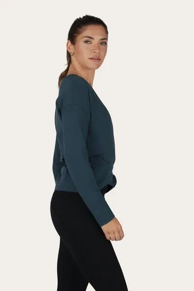 Urban Goddess Urban Goddess Aurora Yoga & Pilates Wickel-Longsleeve, Orion (blau), – Produktbild 3 von 5