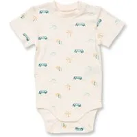 Sense Organics Sense Organics Baby Body, Modell VARIN, Retro-bus auf weiß, – Produktbild 1 von 1