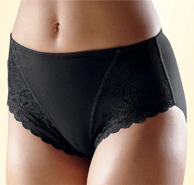 petite fleur by Lascana Formslip schwarz, Schwarz, – Produktbild 2 von 2