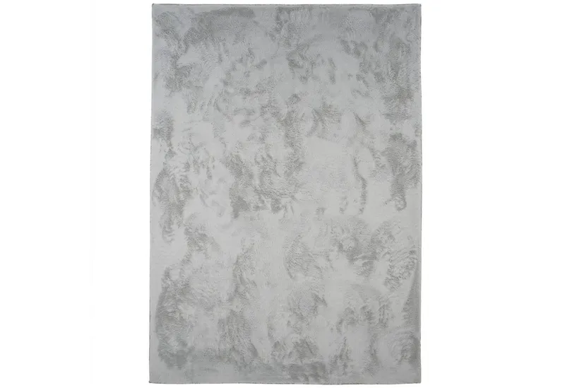 Consilio Concept Fellteppich Teppich Hasenfell Imitat COZY Fell Hochflor rechteckig Höhe: 22 mm, Grau, – Produktbild 1 von 5