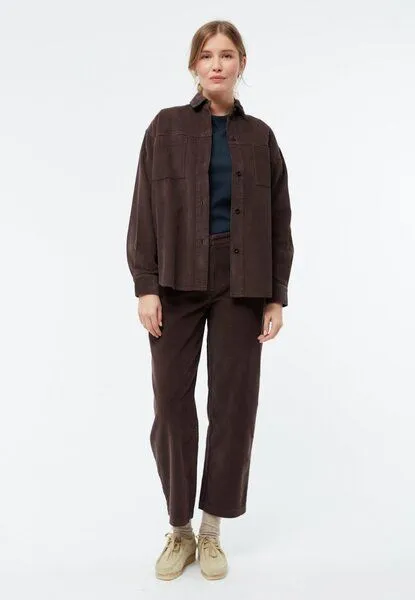 Givn Berlin Givn Berlin Cordhose GBCORALIE in eleganter Passform aus Bio-Baumwolle, Coffee brown, – Produktbild 2 von 4