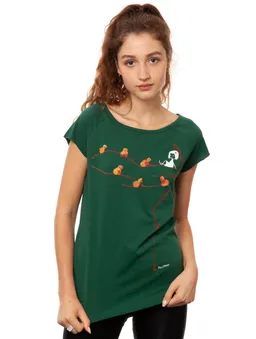 FellHerz Spatzerl Cap Sleeve scarab green - S – Produktbild 1 von 1