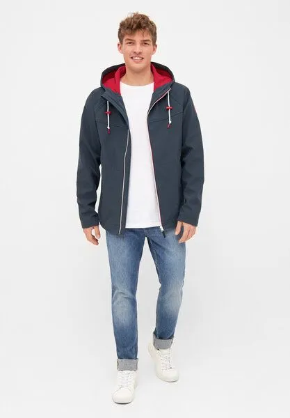 derbe derbe Softshelljacke „Isleby“, Navy, – Produktbild 3 von 4