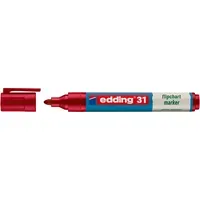Edding Edding Flipchartmarker "31 EcoLine", Rot, – Produktbild 4 von 4