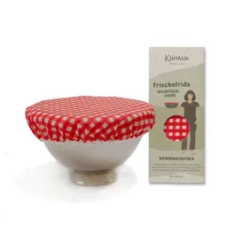 Kumanu - von Natur aus gut Kumanu - von Natur aus gut Bienenwachstuch Haube "Frischefrida" | ø 22-26cm | aus Bio-Bienenwachs – Produktbild 1 von 1