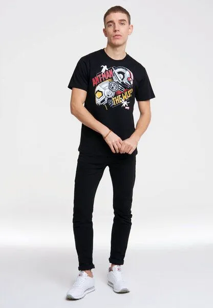 LOGOSH!RT LOGOSH!RT Marvel - Ant-Man & The Wasp - Bio - Organic T-Shirt, Schwarz, – Produktbild 2 von 4