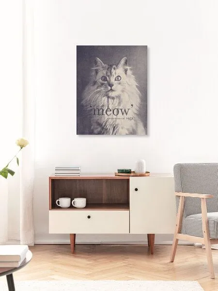 Photocircle Photocircle Poster / Leinwandbild - Famous Quote Cat – Produktbild 3 von 4