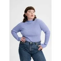 MELA MELA Strickpullover Style NAMARI aus 100% Bio-Baumwolle, Forgetmenot, – Produktbild 1 von 1