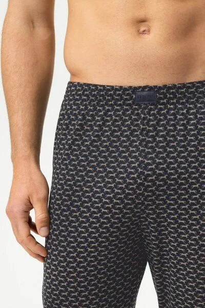 mey Mey Herren Lounge- & Schlafhose lang | GALLOP CLUB, Schwarz, – Produktbild 2 von 4