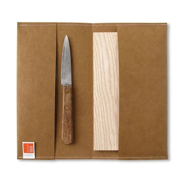 Side by Side Side by Side Outdoor Schneidebrett mit Etui, Braun, – Produktbild 1 von 4