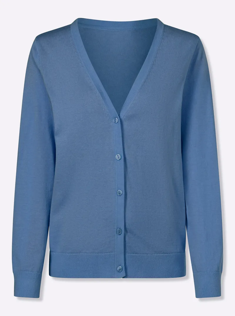 Witt Cardigan, Mittelblau, – Produktbild 1 von 2