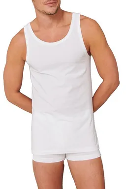 Schiesser Schiesser Unterhemd 95/5 Organic Cotton Stretch (Packung, 2-St., 2er-Pack) Trägerhemd Achselshirt – Produktbild 1 von 1