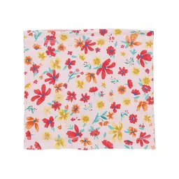 Walkiddy Loop-Schal Rosa Blumen Allover Bio-Baumwolle GOTS – Walkiddy – Produktbild 1 von 1