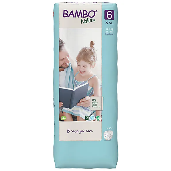 Bambo Nature Bambo Nature Windeln - XL Plus - Jumbo Packung mit 40 – Produktbild 1 von 1