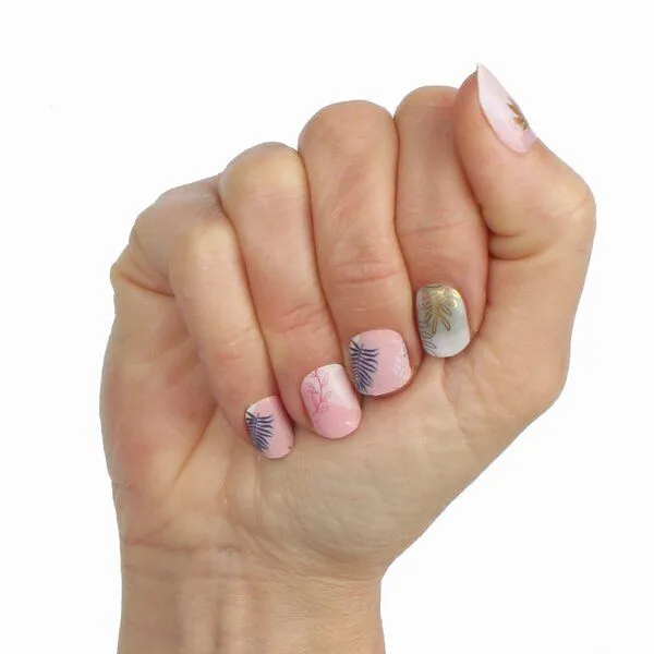 Vargu Vargu LAUED vegane Nagelfolien flower mood, Summer sun, – Produktbild 2 von 4
