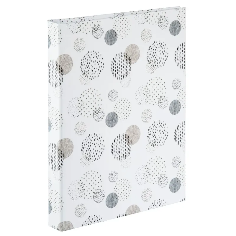 Hama Hama Spiral-Album "Graphic", 19x24,5 cm, 40 weiße Seiten, Dots – Produktbild 1 von 3