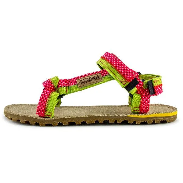 Doghammer Doghammer Sandale aus recycelten Kletterseilen - DogSandal, Pink (pink-grün), – Produktbild 1 von 3