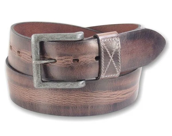 Greenbelts Greenbelts Herren Ledergürtel RYAN, Braun, – Produktbild 3 von 4